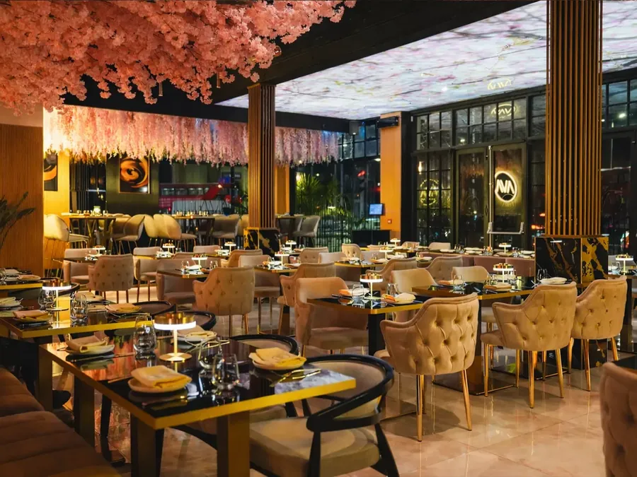 A restaurant dining room we built a website for
